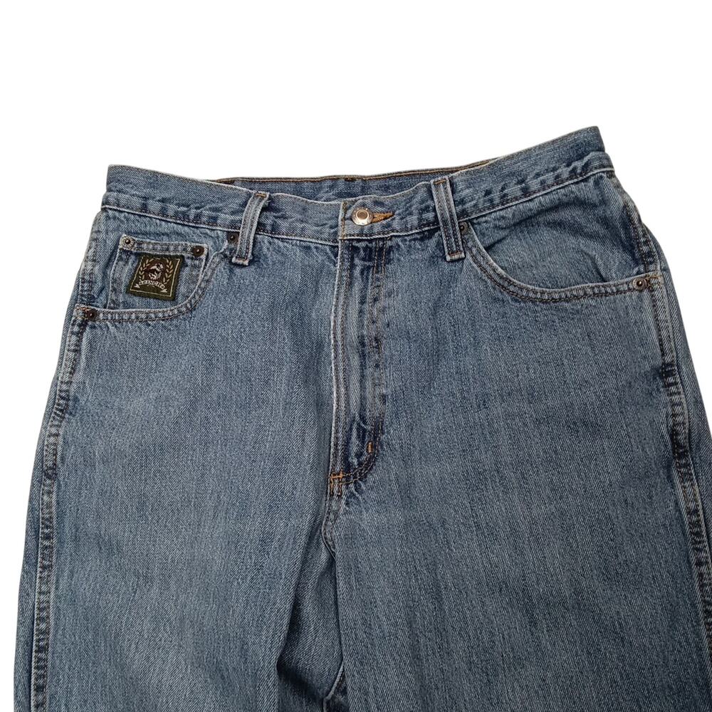 Cinch Jeans Mens 33x34 Blue Denim Straight Leg Fit Western - Picture 5 of 10